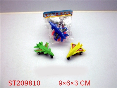 PULL-BACK PLANE(6 STYLES 3 COLORS ASSORTED) - ST209810