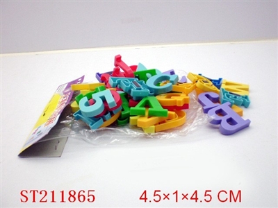 MAGNRTISM NUMERAL LETTER(MULTICOLOR ASSORTED) - ST211865