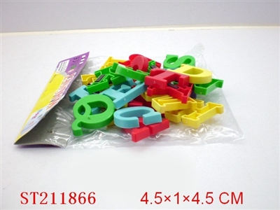 MAGNRTISM LETTER(MULTICOLOR ASSORTED) - ST211866
