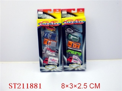 METAL CAR (5 PCS 3 STYLES) - ST211881