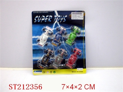 6只庄滑行方程车/六色混装 - ST212356