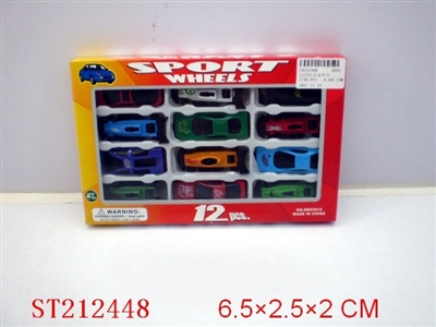 MEATL CAR(12PCS) - ST212448