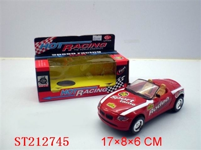 B/O CAR WITH 2 LIGHT AND MUSIC (3 COLORS ASSORTED) - ST212745