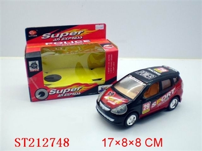 B/O CAR WITH 3 LIGHT AND MUSIC (3 COLORS ASSORTED) - ST212748