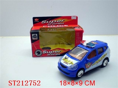 B/O CAR WITH 4LIGHT AND MUSIC (2 COLORD ASSORTED) - ST212752
