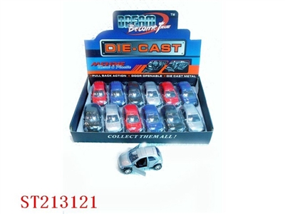 METAL JEEP CAR (12PCS) - ST213121