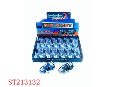 METAL POLICE CAR (12 PCS) - ST213132