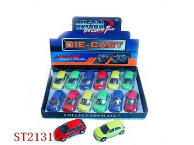 SLIDE METAL CAR (12PCS) - ST213159