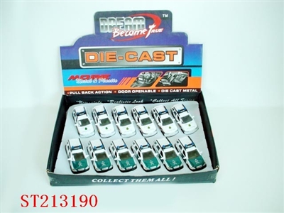 METAL POLICE CAR - ST213190