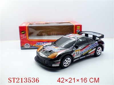BUMP & GO B/O CAR WITH LIGHT AND MUSIC(BLACK,SILIVER,RED) - ST213536
