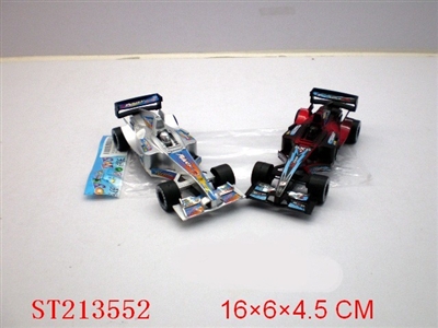 PULL-BACK F1 CAR(4 COLORS ASS) - ST213552