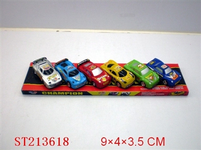 PULL-BACK CAR(6 STYLES 6 COLORS ASSORTED) - ST213618