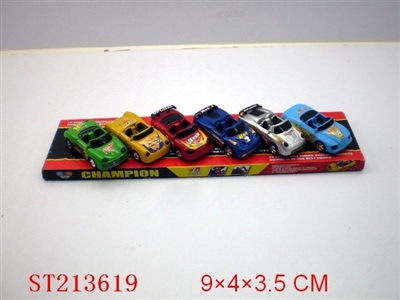 PULL-BACK CAR(6 STYLES 6 COLORS ASSORTED) - ST213619