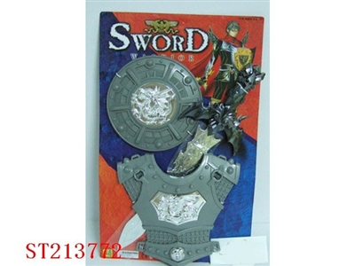 PLATED SWORD AND PLASTROD,SHIELD WITH SOUND - ST213772