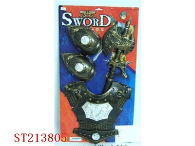 PLATED AX WITH SOUND ,PLASTROD AND SCAPULAR - ST213805