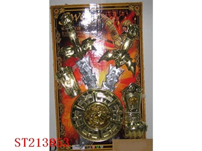 PLATED KNIFE SWORD SET - ST213853