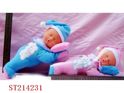 DOLL WITH LIGHT AND IC (2 COLORS ASST) - ST214231