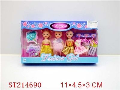 3.5 INCH DOLL(3PCS) - ST214690