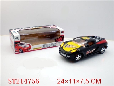 B/O CAR WITH LIGHT ,WITHOUT BATTERY (RED, BLACK ,GREEN) - ST214756