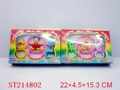 CARTOON ANIMAL BELL(2 STYLES ASSORTED) - ST214802