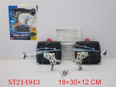 2CH INFRARED R/C MINI BATTLEPLANE(2PCS/BOX) - ST214943