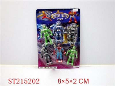 SUPERMAN (MULTICOLORS ASSORTED 6PCS) - ST215202