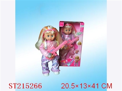 B/O DOLL WITH MUSIC - ST215266