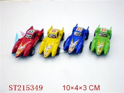 PULL-BACK CAR(4 COLORS ASSORTED) - ST215349