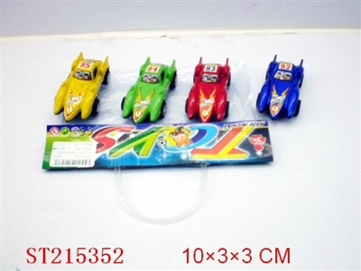 PULL-BACK CAR(4 COLORS ASSORTED) - ST215352