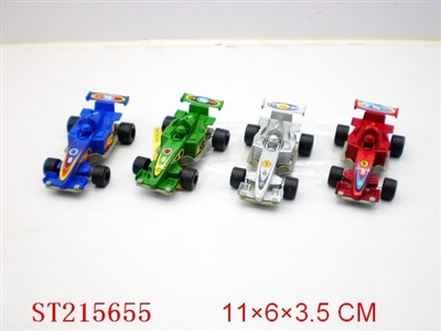 PULL-BACK F1 FORMULA (4 COLORS ASSORTED) - ST215655