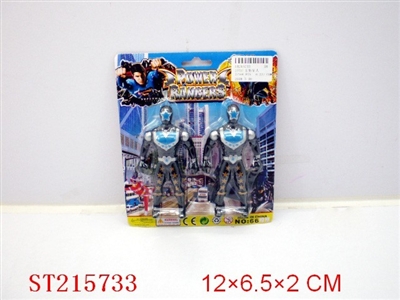 CARTOON FIGURE WITHOUT LIGHT(2PCS BLACK) - ST215733