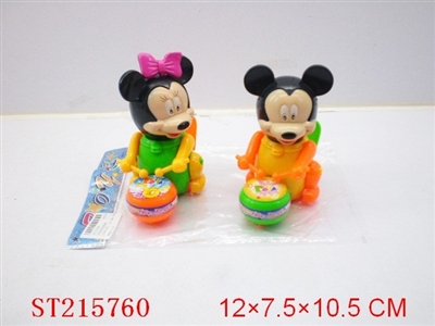 PULL LINE MICKEY MOUSE(2 STYLES 2 COLORS ASSORTED) - ST215760