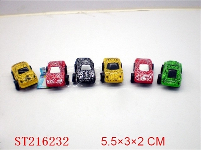 PULL-BACK CAR(6 STYLES ASST) - ST216232