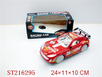 B/O RACING CAR WITH LIGHT AND MUSIC(PADDLE WHEEL)3 COLORS ASSORTED - ST216295