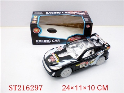B/O RACING CAR WITH LIGHT AND MUSIC(PADDLE WHEEL)2 COLORS ASSORTED - ST216297
