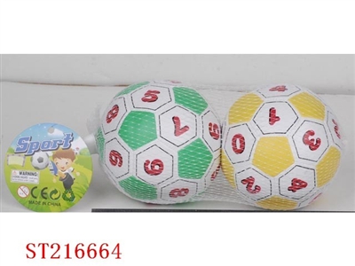 4寸0-9足球-2粒庄 - ST216664
