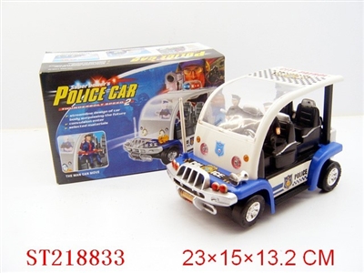 B/O POLICE CAR WITH LIGHT - ST218833