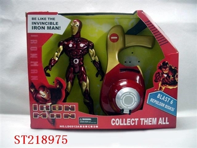 CARTOON FIGURE WITH ARMS FLYING SISK GUN - ST218975