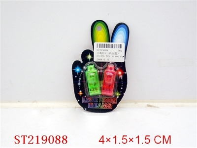 ELECTRIC FINGER WITH LIGHT (3 COLORS ASSORTED) - ST219088