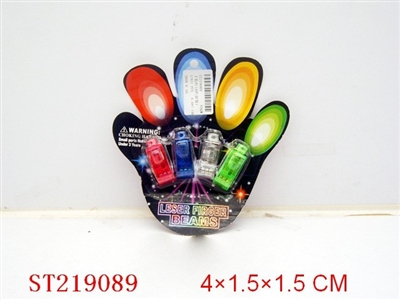 ELECTRIC FINGER WITH LIGHT (4 COLORS ASSORTED) - ST219089