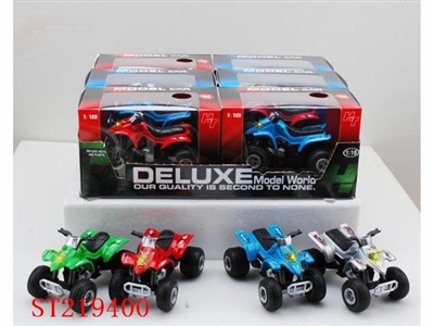 6PCS DIE-CAST METAL MOTORBIKE MODEL WITH LIGHT AND MUSIC (BATTRTY)RED,BLUE,SILVER,GRENEN - ST219400