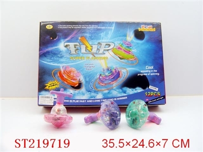 CLARITY FLASH SPINNING TOP WITH INFRARED AND 32LIGHT(12PCS) - ST219719