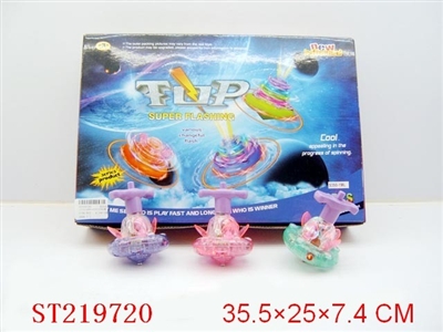 CLARITY FLASH SPINNING TOP WITH INFRARED AND 32LIGHT(12PCS) - ST219720