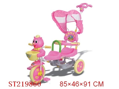 BABY TRICYCLE WITH DOUBLE SEAT - ST219860