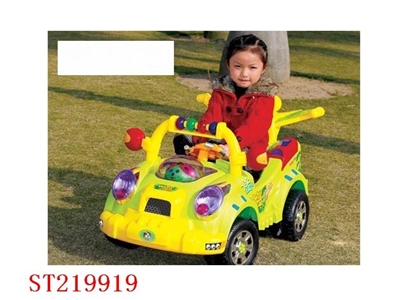 电动童车(MP3功能),有带音乐/灯光 (银,蓝,绿) - ST219919
