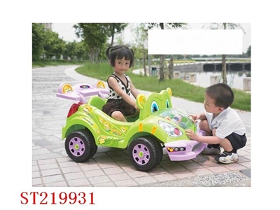 电动童车(MP3功能)有灯光音乐/黄,绿,蓝 - ST219931