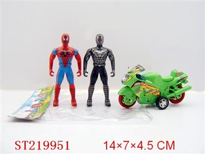 SPIDER MAN WITH LIGHT AND MOTORCYCLE - ST219951