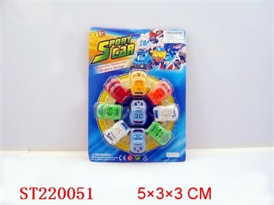 PULL-BACK CAR(9PCS) - ST220051