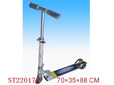 成人滑板车,车轮带灯光PU二轮 - ST220175