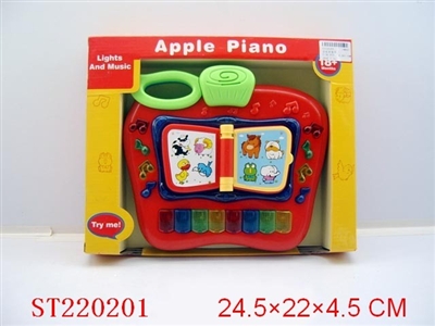 APPLE PIANO WITH LIGTH AND MUSIC (USE 2